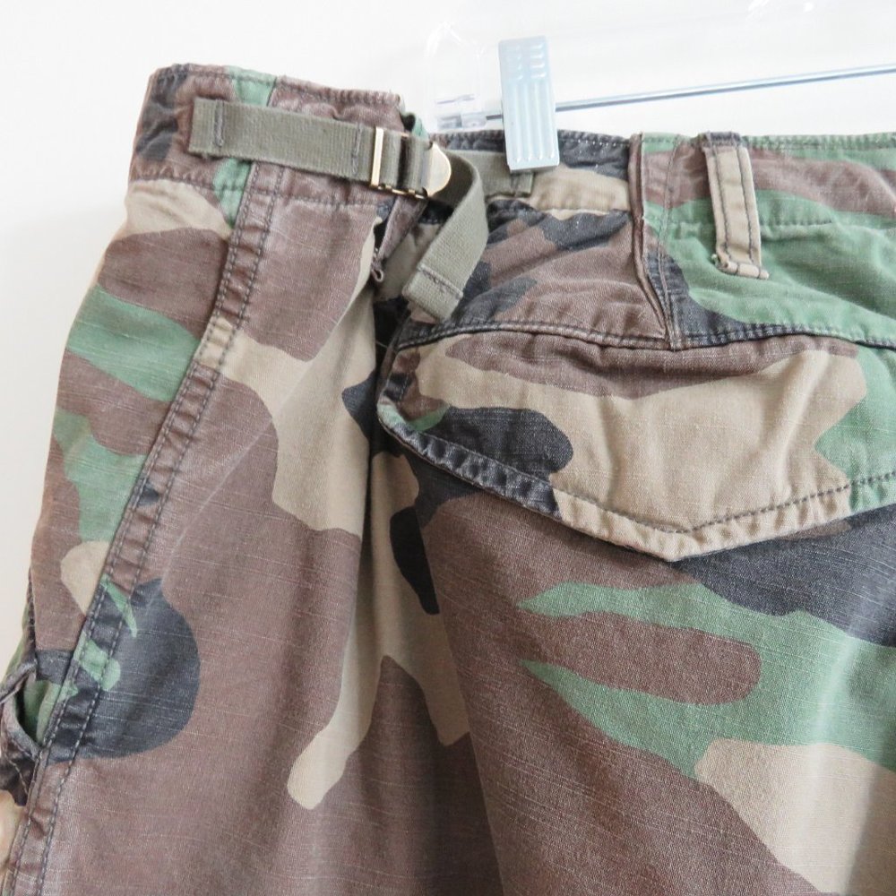 POLO RALPH LAUREN Men's Green Surplus Camo Utility Cotton Canvas Cargo Pant - Picture 15 of 16